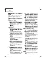 Preview for 42 page of Hitachi G 10SS Handling Instructions Manual