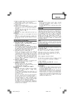 Preview for 53 page of Hitachi G 10SS Handling Instructions Manual