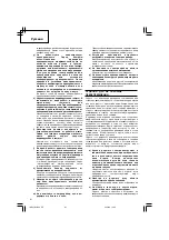 Preview for 62 page of Hitachi G 10SS Handling Instructions Manual