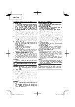 Предварительный просмотр 18 страницы Hitachi G 12SC2 Handling Instructions Manual