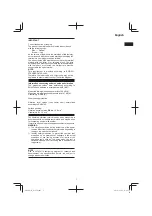 Preview for 7 page of Hitachi G 12VA Handling Instructions Manual