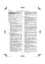 Preview for 8 page of Hitachi G 12VA Handling Instructions Manual