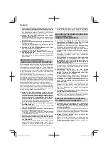 Preview for 10 page of Hitachi G 12VA Handling Instructions Manual