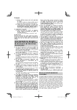 Preview for 16 page of Hitachi G 12VA Handling Instructions Manual