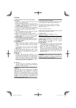 Preview for 20 page of Hitachi G 12VA Handling Instructions Manual