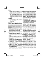 Preview for 22 page of Hitachi G 12VA Handling Instructions Manual