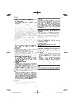 Preview for 26 page of Hitachi G 12VA Handling Instructions Manual