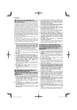 Preview for 36 page of Hitachi G 12VA Handling Instructions Manual