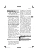 Preview for 37 page of Hitachi G 12VA Handling Instructions Manual