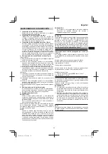 Preview for 39 page of Hitachi G 12VA Handling Instructions Manual