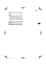 Preview for 51 page of Hitachi G 12VA Handling Instructions Manual