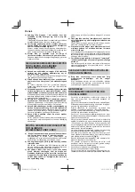 Preview for 54 page of Hitachi G 12VA Handling Instructions Manual