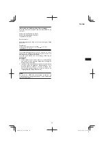 Preview for 63 page of Hitachi G 12VA Handling Instructions Manual