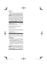 Preview for 76 page of Hitachi G 12VA Handling Instructions Manual