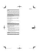 Preview for 95 page of Hitachi G 12VA Handling Instructions Manual