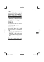 Preview for 101 page of Hitachi G 12VA Handling Instructions Manual