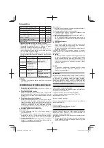 Preview for 112 page of Hitachi G 12VA Handling Instructions Manual