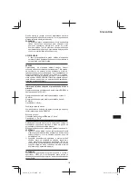 Preview for 119 page of Hitachi G 12VA Handling Instructions Manual