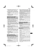 Preview for 129 page of Hitachi G 12VA Handling Instructions Manual