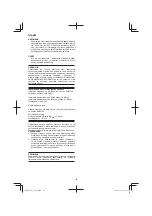 Preview for 132 page of Hitachi G 12VA Handling Instructions Manual