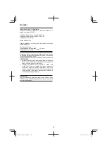 Preview for 138 page of Hitachi G 12VA Handling Instructions Manual