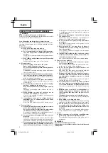 Предварительный просмотр 6 страницы Hitachi G 13SC2 Handling Instructions Manual