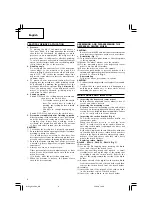 Предварительный просмотр 10 страницы Hitachi G 13SC2 Handling Instructions Manual