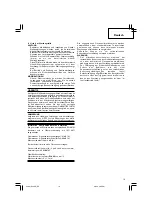 Предварительный просмотр 17 страницы Hitachi G 13SQ Handling Instructions Manual