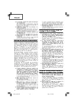 Предварительный просмотр 20 страницы Hitachi G 13SQ Handling Instructions Manual