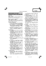 Предварительный просмотр 31 страницы Hitachi G 13SQ Handling Instructions Manual