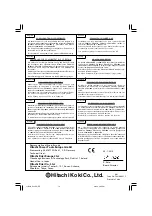 Предварительный просмотр 76 страницы Hitachi G 13SQ Handling Instructions Manual