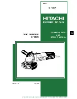 Preview for 1 page of Hitachi G 13SR Technical Data And Service Manual