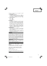 Предварительный просмотр 45 страницы Hitachi G 13V Handling Instructions Manual