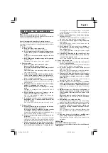 Предварительный просмотр 5 страницы Hitachi G 13YC Handling Instructions Manual