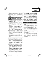 Предварительный просмотр 7 страницы Hitachi G 13YC Handling Instructions Manual