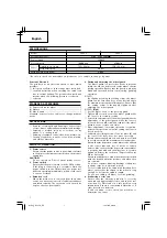 Предварительный просмотр 8 страницы Hitachi G 13YC Handling Instructions Manual