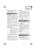 Предварительный просмотр 9 страницы Hitachi G 13YC Handling Instructions Manual