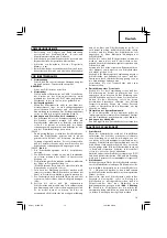 Предварительный просмотр 15 страницы Hitachi G 13YC Handling Instructions Manual