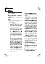 Предварительный просмотр 18 страницы Hitachi G 13YC Handling Instructions Manual