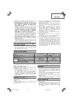 Предварительный просмотр 21 страницы Hitachi G 13YC Handling Instructions Manual