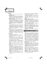 Предварительный просмотр 22 страницы Hitachi G 13YC Handling Instructions Manual