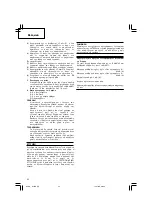 Предварительный просмотр 24 страницы Hitachi G 13YC Handling Instructions Manual