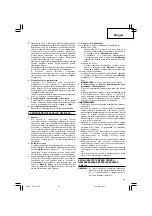 Предварительный просмотр 35 страницы Hitachi G 13YC Handling Instructions Manual