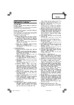 Предварительный просмотр 37 страницы Hitachi G 13YC Handling Instructions Manual