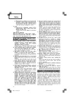 Предварительный просмотр 38 страницы Hitachi G 13YC Handling Instructions Manual