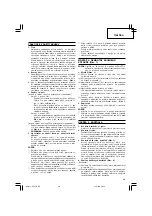 Предварительный просмотр 41 страницы Hitachi G 13YC Handling Instructions Manual