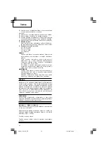 Предварительный просмотр 42 страницы Hitachi G 13YC Handling Instructions Manual