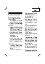 Предварительный просмотр 43 страницы Hitachi G 13YC Handling Instructions Manual