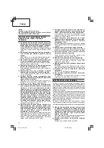 Предварительный просмотр 44 страницы Hitachi G 13YC Handling Instructions Manual