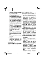 Предварительный просмотр 50 страницы Hitachi G 13YC Handling Instructions Manual